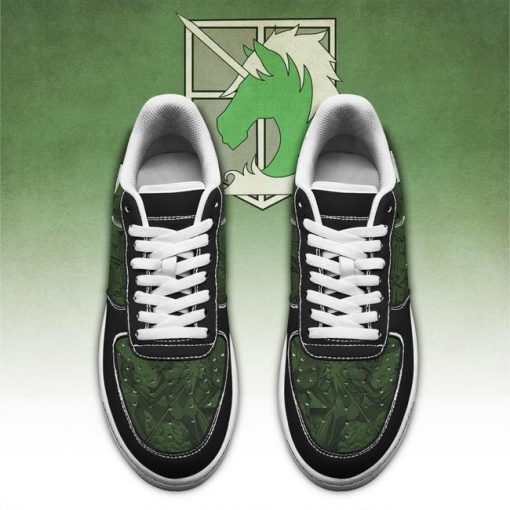 AOT Military Slogan Air Force Sneakers Attack On Titan Anime Shoes - 2 - GearAnime