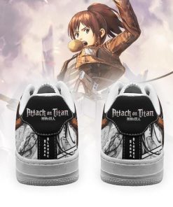 AOT Sasha Air Force Sneakers Attack On Titan Anime Shoes Mixed Manga - 3 - GearAnime