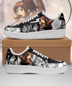 AOT Sasha Air Force Sneakers Attack On Titan Anime Shoes Mixed Manga - 1 - GearAnime