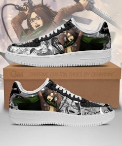 AOT Zoe Hange Air Force Sneakers Attack On Titan Anime Manga Shoes - 1 - GearAnime