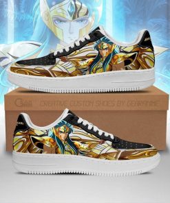 Aquarius Camus Air Force Sneakers Uniform Saint Seiya Anime Shoes - 1 - GearAnime