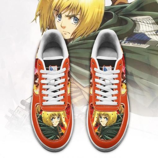 Armin Arlert Attack On Titan Air Force Sneakers AOT Anime Shoes - 2 - GearAnime