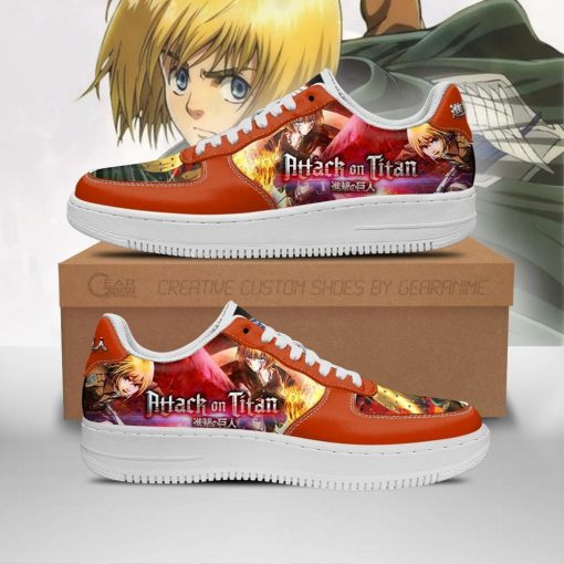 Armin Arlert Attack On Titan Air Force Sneakers AOT Anime Shoes - 1 - GearAnime