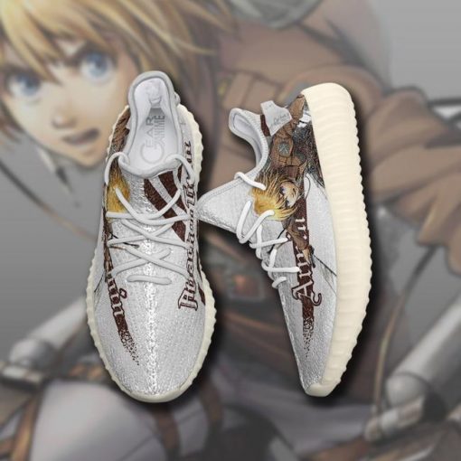 Armin Arlert Yzy Shoes Attack On Titan Custom Anime Sneakers TT10 - 2 - GearAnime