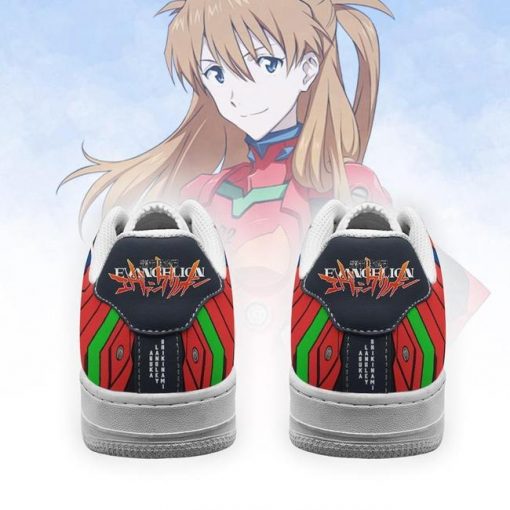 Asuka Langley Shikinami Air Force Sneakers Neon Genesis Evangelion Shoes - 3 - GearAnime