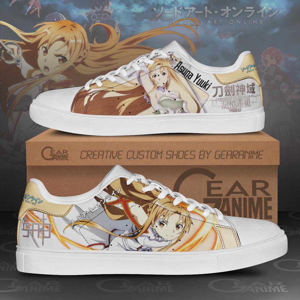 Asuna Skate Shoes Sword Art Online Anime Shoes PN10 - Shopeuvi