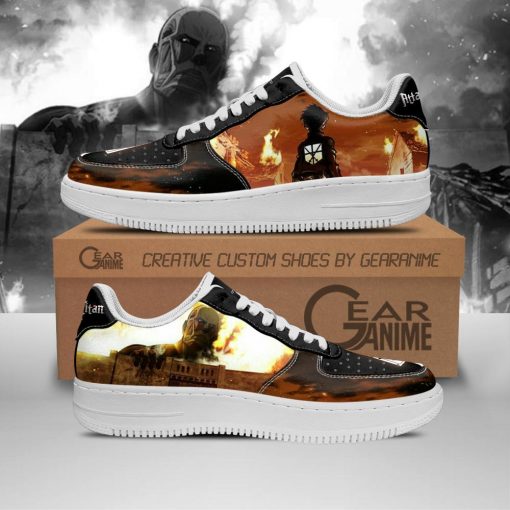 Attack On Titan Air Force Shoes AOT Anime Custom Shoes PT10 - 1 - GearAnime
