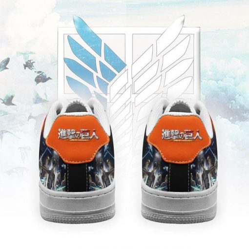 Attack On Titan Air Force Sneakers AOT Anime Shoes - 3 - GearAnime