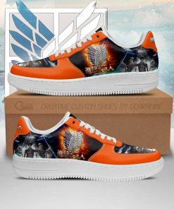 Attack On Titan Air Force Sneakers AOT Anime Shoes - 1 - GearAnime