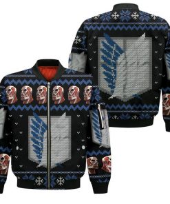 Attack On Titan Shirt Scout Ugly Christmas Sweater Jacket Costume - 4 - GearAnime