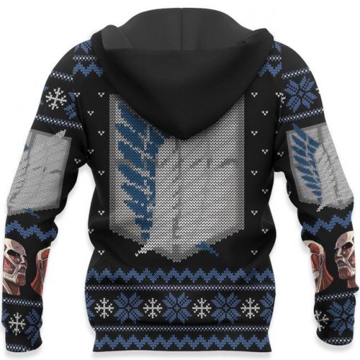 Attack On Titan Shirt Scout Ugly Christmas Sweater Jacket Costume - 6 - GearAnime