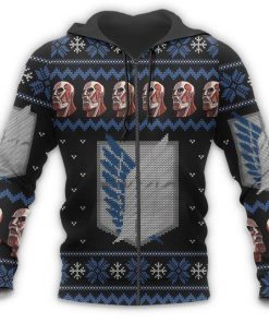 Attack On Titan Shirt Scout Ugly Christmas Sweater Jacket Costume - 7 - GearAnime