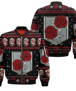Attack On Titan Ugly Christmas Sweater Garrison Xmas Gift Custom Clothes - 4 - GearAnime