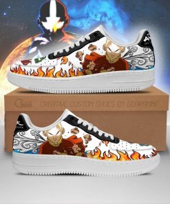 Avatar Airbender Air Force Sneakers Characters Anime Shoes Fan Gift Idea PT06 - 1 - GearAnime