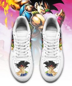 Bardock Air Force Sneakers Custom Dragon Ball Z Anime Shoes PT04 - 2 - GearAnime