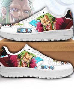 Batolomeo Air Force Sneakers Custom One Piece Anime Shoes Fan PT04 - 1 - GearAnime