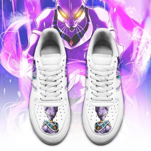 Beerus Air Force Sneakers Custom Dragon Ball Z Anime Shoes PT04 - 2 - GearAnime
