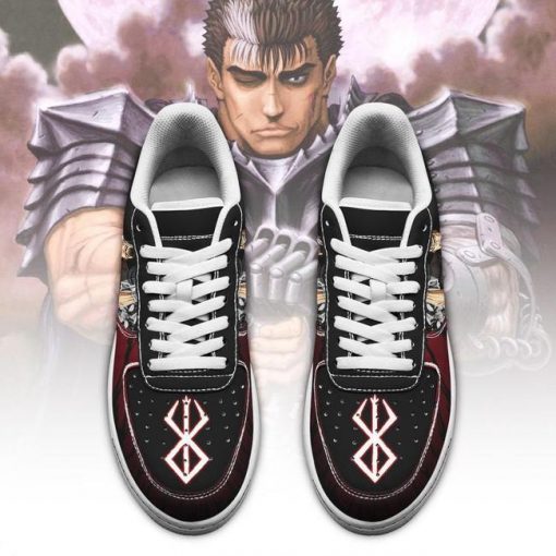 Berserk Guts Air Force Sneakers Sword Berserk Anime Shoes Mixed Manga - 2 - GearAnime