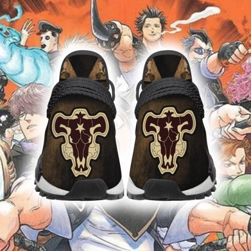 Black Bull NMD Shoes Magic Knight Black Clover Anime Sneakers - 2 - GearAnime