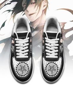 Black Butler Shoes Sebastian Michaelis Air Force Sneakers Anime Shoes - 2 - GearAnime