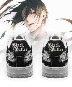 Black Butler Shoes Sebastian Michaelis Air Force Sneakers Anime Shoes - 3 - GearAnime