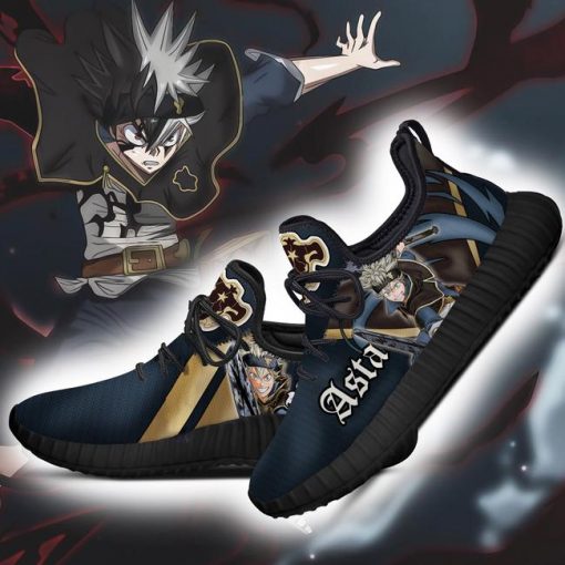 Black Clover Asta Reze Shoes Black Bull Knight Anime Sneakers - 3 - GearAnime