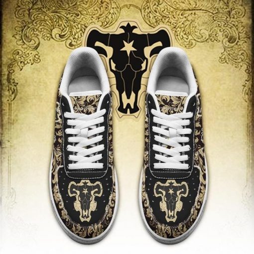 Black Clover Shoes Magic Knights Squad Black Bull Air Force Sneakers Anime - 2 - GearAnime