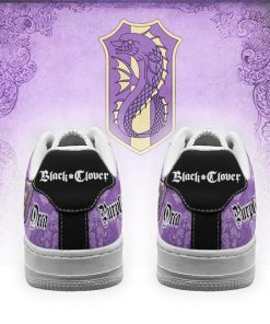 Black Clover Shoes Magic Knights Squad Purple Orca Air Force Sneakers Anime - 3 - GearAnime
