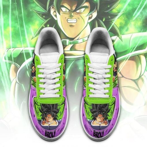 Broly Air Force Sneakers Custom Dragon Ball Anime Shoes Fan Gift PT05 - 2 - GearAnime