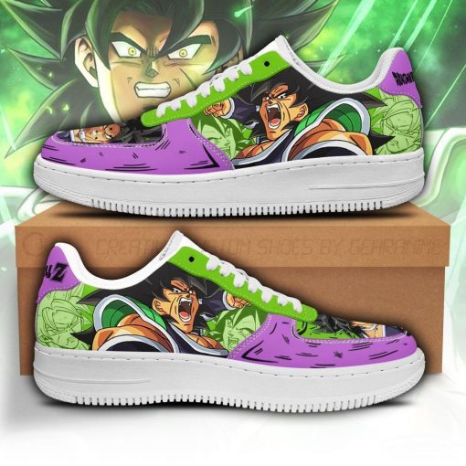Broly Air Force Sneakers Custom Dragon Ball Anime Shoes Fan Gift PT05 - 1 - GearAnime