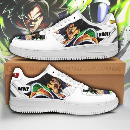 Broly Air Force Sneakers Custom Dragon Ball Z Anime Shoes PT04 - 1 - GearAnime
