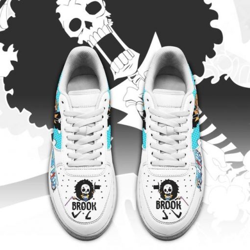 Brook One Piece Sneakers Custom Air Force Shoes PT04 - 2 - GearAnime