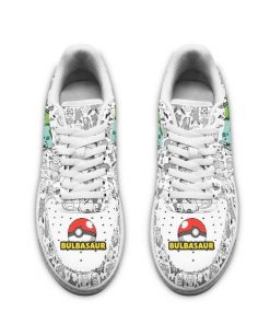 Bulbasaur Air Force Sneakers Pokemon Shoes Fan Gift Idea PT04 - 2 - GearAnime
