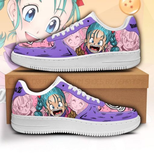 Bulma Air Force Sneakers Custom Dragon Ball Anime Shoes Fan Gift PT05 - 1 - GearAnime
