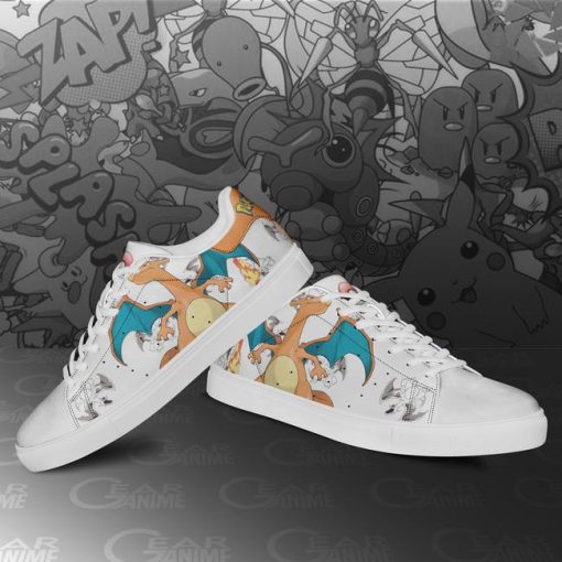 Charizard Skate Shoes Pokemon Custom Anime Shoes PN11 - 3 - GearAnime