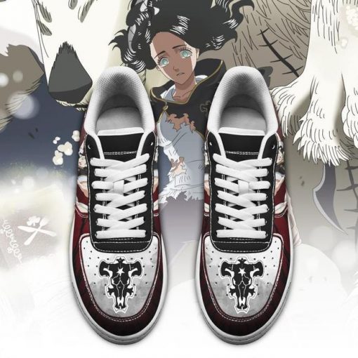 Charmy Pappitson Air Force Sneakers Black Bull Knight Black Clover Anime Shoes - 2 - GearAnime
