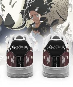 Charmy Pappitson Air Force Sneakers Black Bull Knight Black Clover Anime Shoes - 3 - GearAnime
