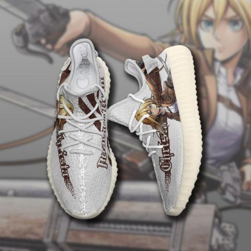 Historia Reiss Yzy Shoes Attack On Titan Custom Anime Sneakers TT10 - 2 - GearAnime