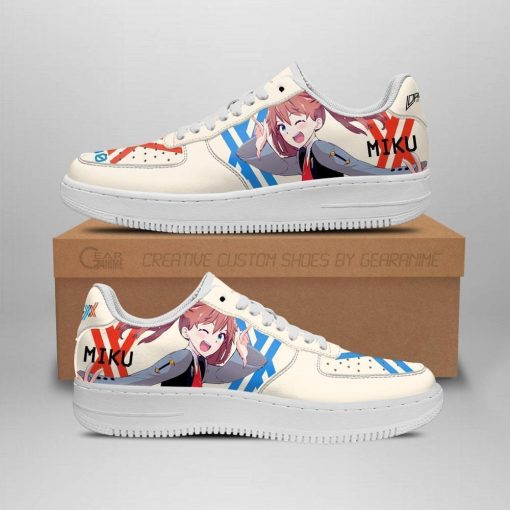 Darling In The Franxx Shoes Code 390 Miku Air Force Sneakers Anime Shoes - 1 - GearAnime
