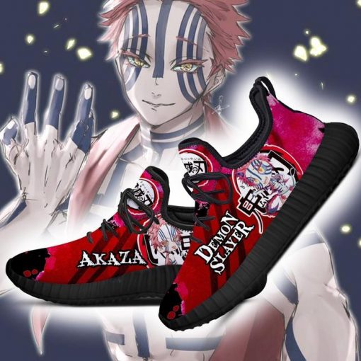 Demon Akaza Reze Shoes Demon Slayer Anime Sneakers Fan Gift Idea - 3 - GearAnime