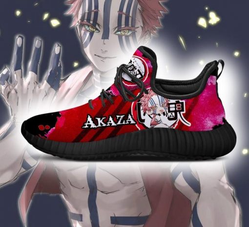 Demon Akaza Reze Shoes Demon Slayer Anime Sneakers Fan Gift Idea - 4 - GearAnime