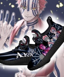 Demon Slayer Akaza Reze Shoes Custom Anime Sneakers Costume - 3 - GearAnime
