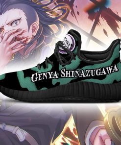 Demon Slayer Genya Shinazugawa Reze Shoes Custom Anime Sneakers - 4 - GearAnime