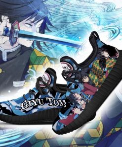 Demon Slayer Giyu Tomioka Reze Shoes Custom Anime Sneakers - 3 - GearAnime