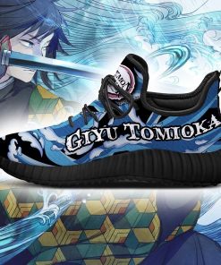 Demon Slayer Giyu Tomioka Reze Shoes Custom Anime Sneakers - 4 - GearAnime