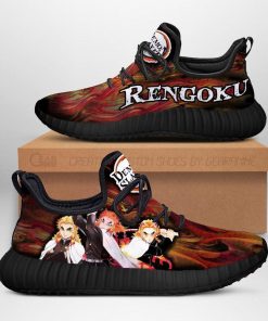 Demon Slayer Kyojuro Rengoku Reze Shoes Custom Anime Sneakers - 1 - GearAnime