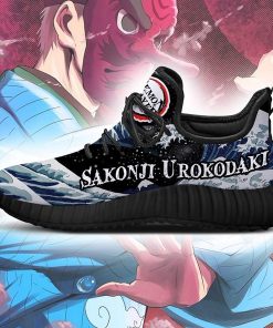 Demon Slayer Sakonji Urokodaki Reze Shoes Custom Anime Sneakers - 4 - GearAnime