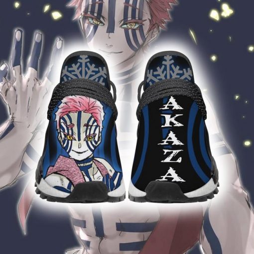 Demon Slayer Shoes Akaza NMD Shoes Custom Anime Sneakers - 2 - GearAnime