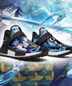 Demon Slayer Shoes Giyu NMD Shoes Water Breathing Anime Sneakers - 3 - GearAnime