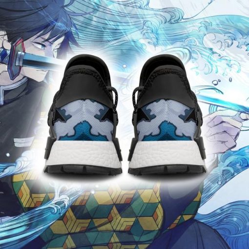 Demon Slayer Shoes Giyu NMD Shoes Water Breathing Anime Sneakers - 4 - GearAnime